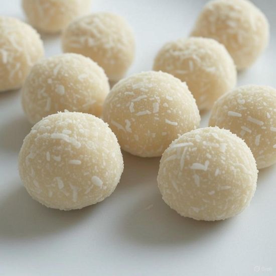 Coconut and chocolate protein balls