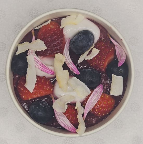 Purple pudding
