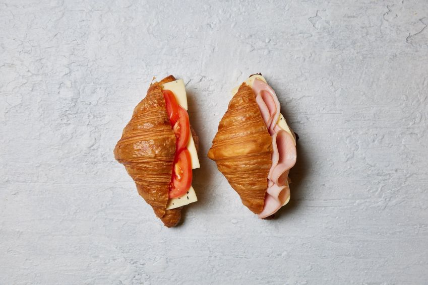Mini Savoury Filled Croissant platter 12 piece