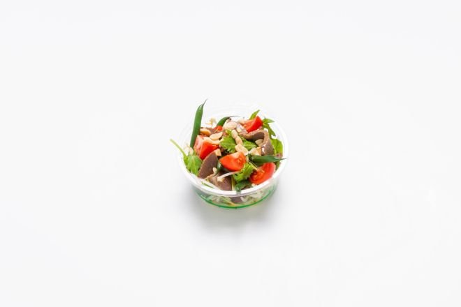 Thai Beef, Mixed Greens, Tomato, Mung Bean, Chili, Toasted Peanut - Individual