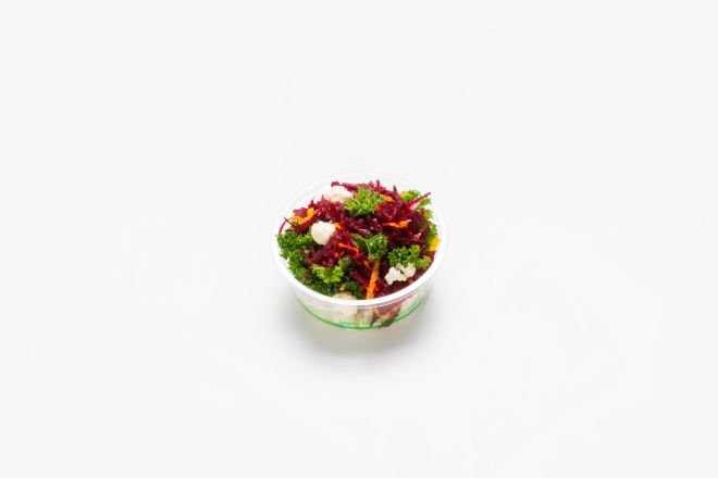 Super Salad - Raw Beetroot, Carrot, Kale, Toasted Nuts, Infused Green Tea Dressing - Individual