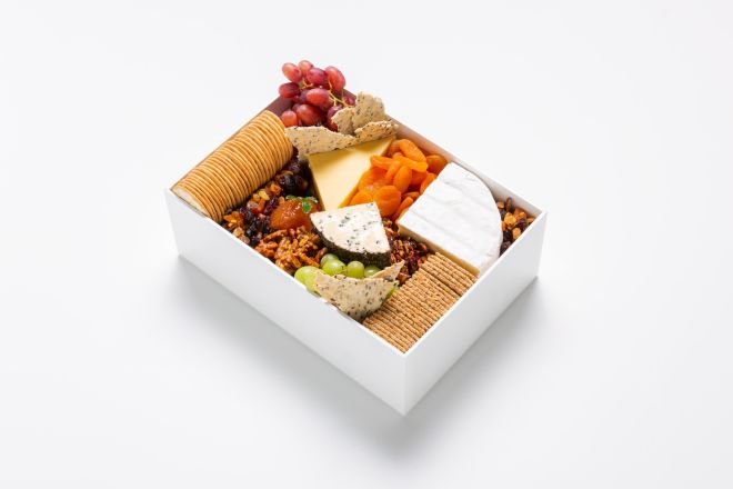 Selection of Whitestone Cheese, Dried Fruit, Nuts, Crackers, Chutney