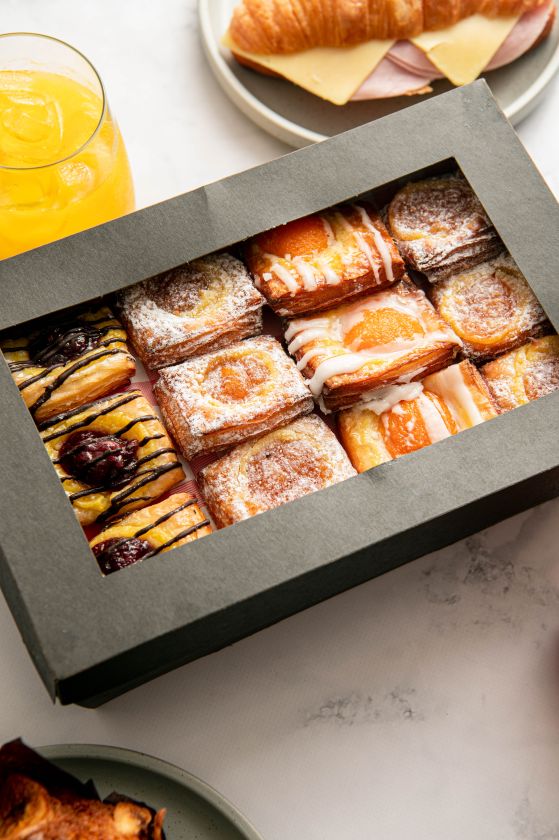 Selection of Mini Sweet Danish