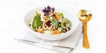 Individual Gourmet Brown Rice and Pumpkin Salad