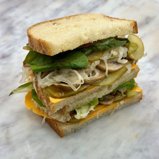 Mushroom Reuben Premium Sandwich
