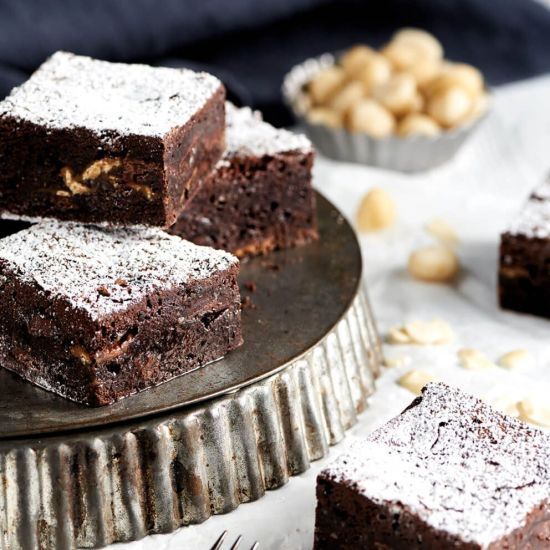 Triple Chocolate Brownie Platter