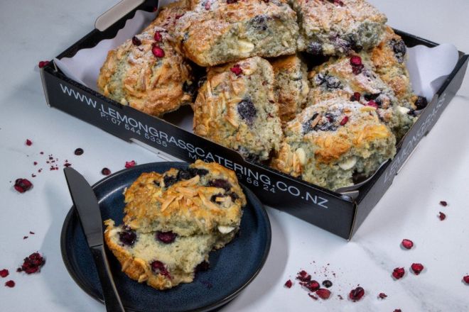 BREAKFAST SWEET SCONE - Mixed Berries, white chocolate & zesty citrus