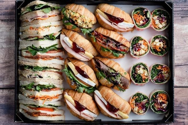 CLUB SANDWICH, PINWHEEL, CROISSANT PLATTER 