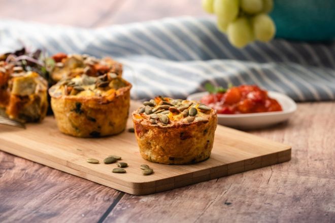 CRUSTLESS QUICHE GLUTEN FREE - Hot - choose your favourite flavour