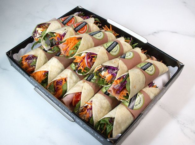 COCKTAIL WRAP PLATTER (12) - variety of fillings 