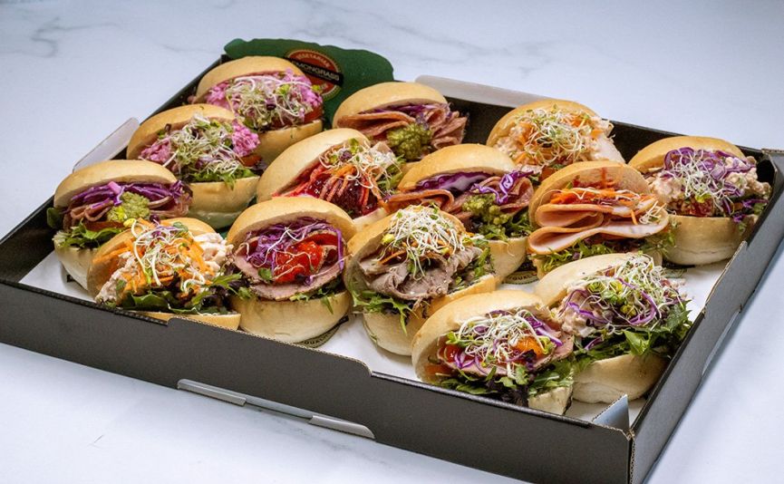 MIDI ROUND FILLED ROLLS - Variety of fillings