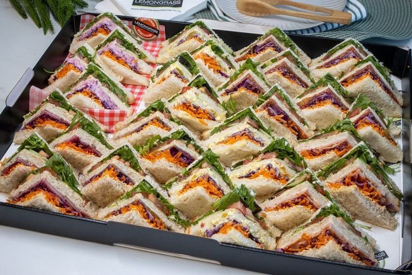 FEEDING THE CROWD - Savoury x2, Sweet, Club, Croissant/Cocktail wrap 