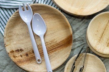 SERVING SPOON AND FORK SET - Disposable 