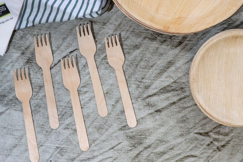 BAMBOO BIODEGRADABLE FORK 