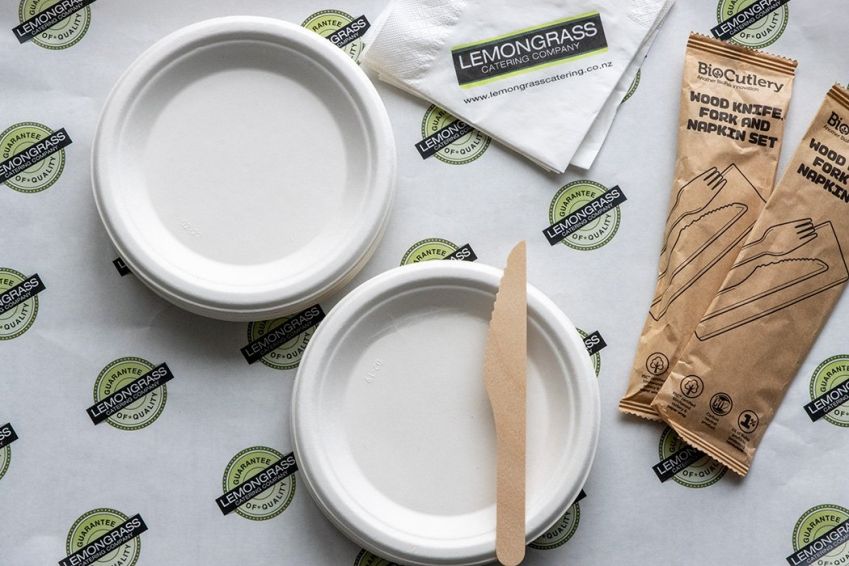 WHITE BIODEGRADABLE SIDE PLATE