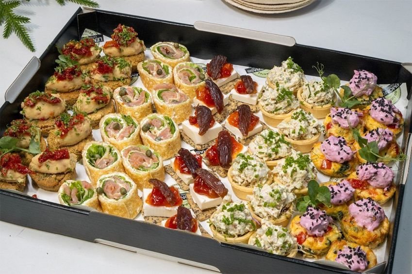 DIETARY CANAPE PLATTER - 50 Canapes (Clearly labelled dietary canapes)