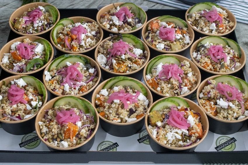 ROASTED VEGETABLE AND BULGHAR WHEAT SALAD TUB 