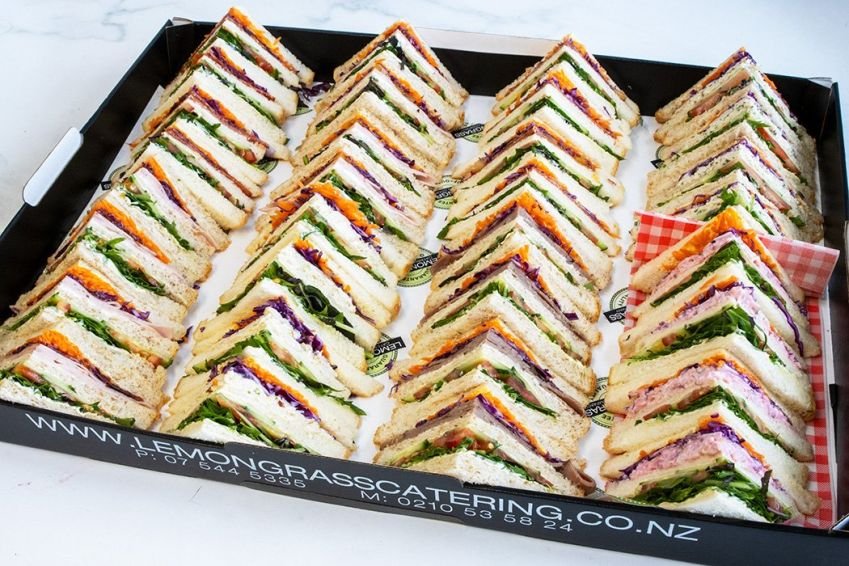 CLUB SANDWICH PLATTER - 20 or 32 club sandwiches 