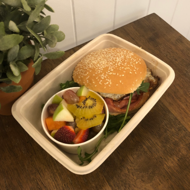 B&E Roll/Croissant - Complete Breakfast Box