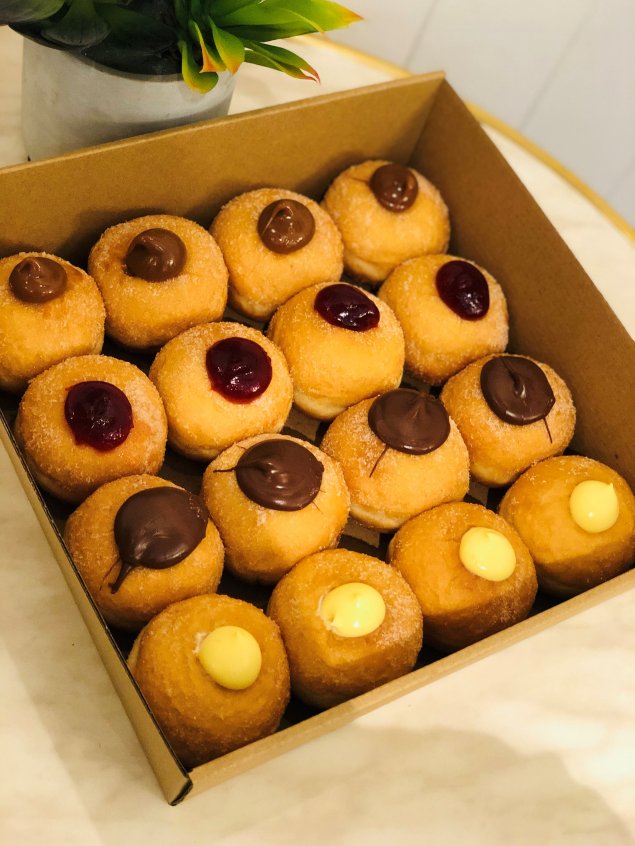 Decadent filled Donut box