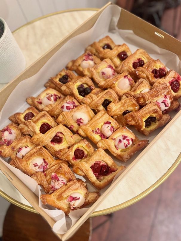 Petite fruit Danish pastries