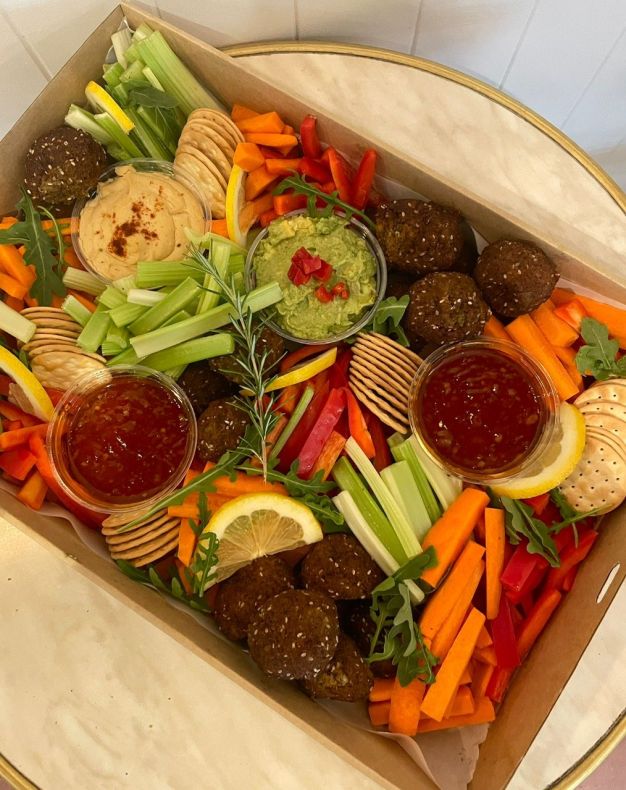 Healthy veg dipping box