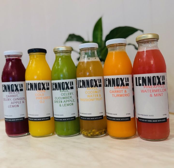 Lennox Lane Cold Pressed juices