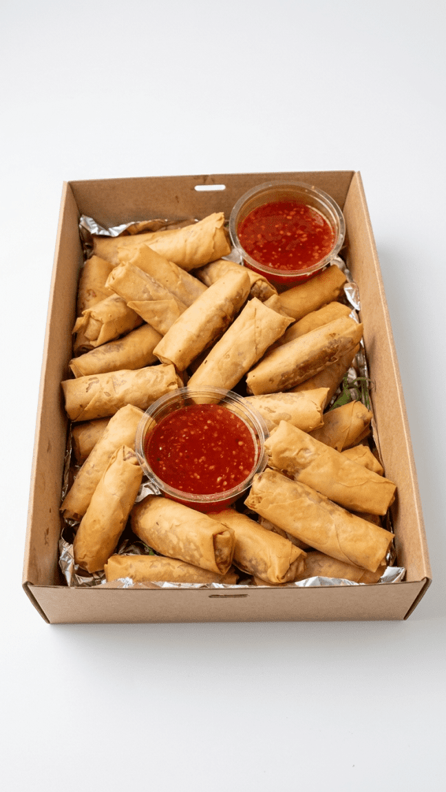 Cheeseburger Spring Rolls