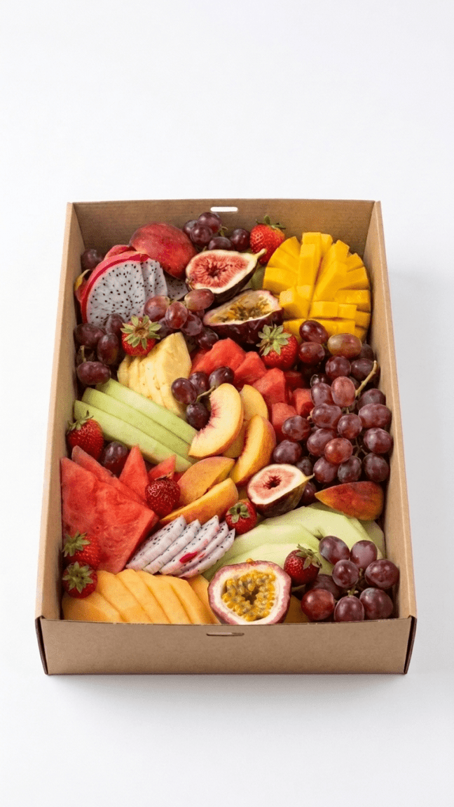 Seasonal fresh fruit platter