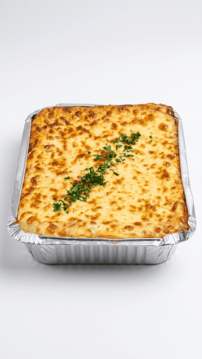 Authentic Italian lasagne tray