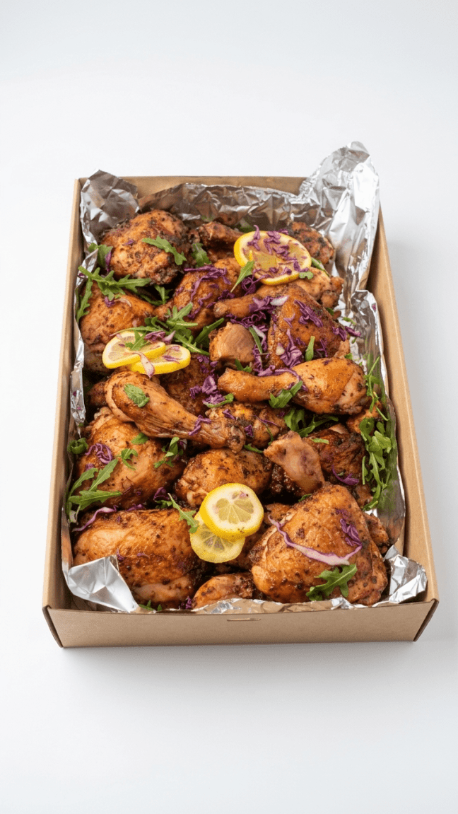Marinated roast chicken box