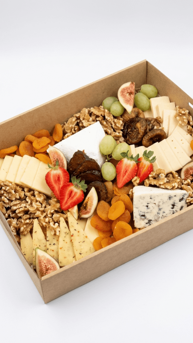 Handcrafted cheese grazing platter