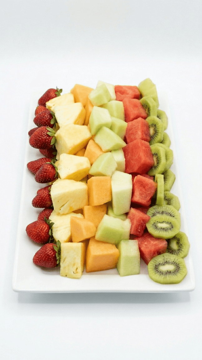 Fresh fruit skewers