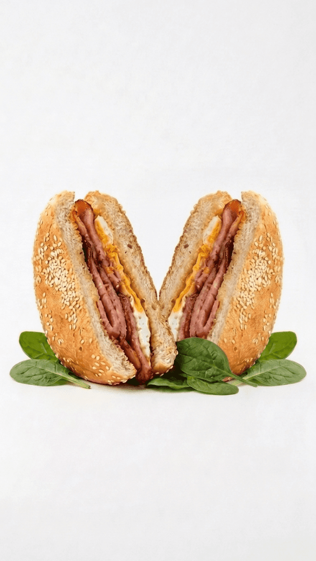 Classic bacon & egg roll