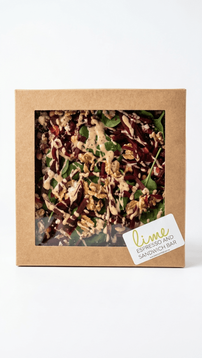 Beetroot, Walnut & Baby Spinach Salad Tray