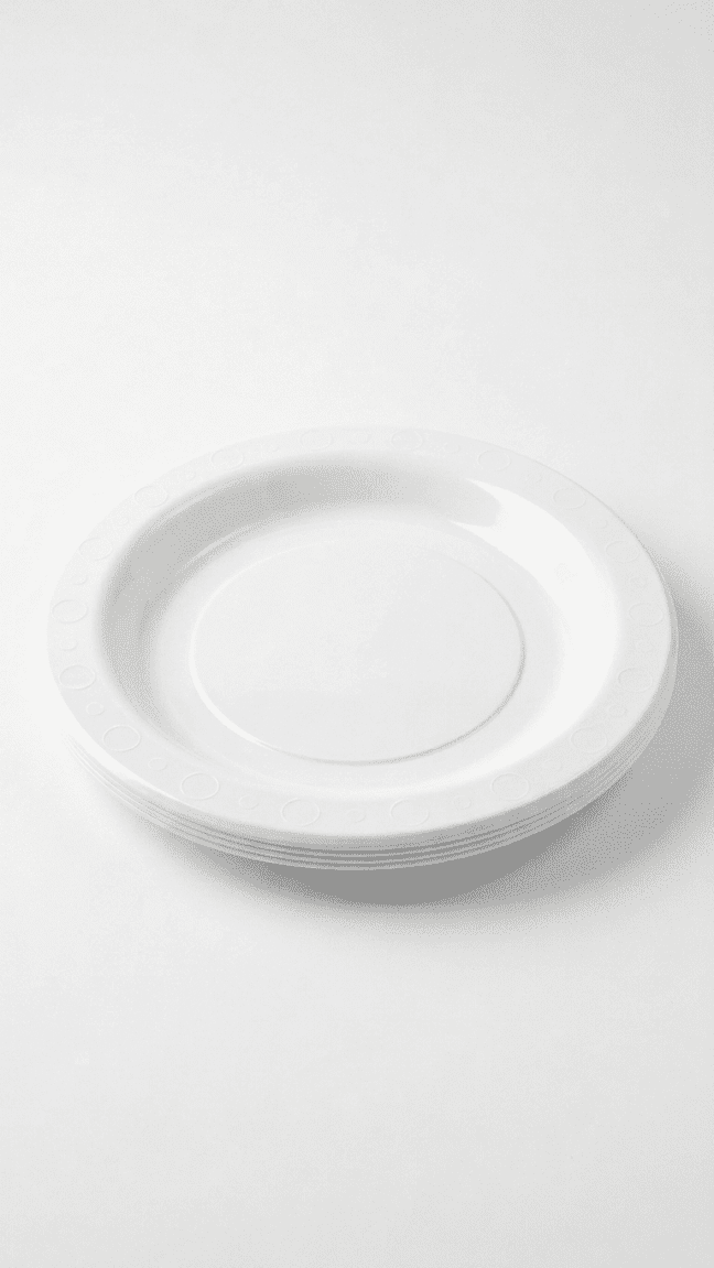 Plastic plates - Small round