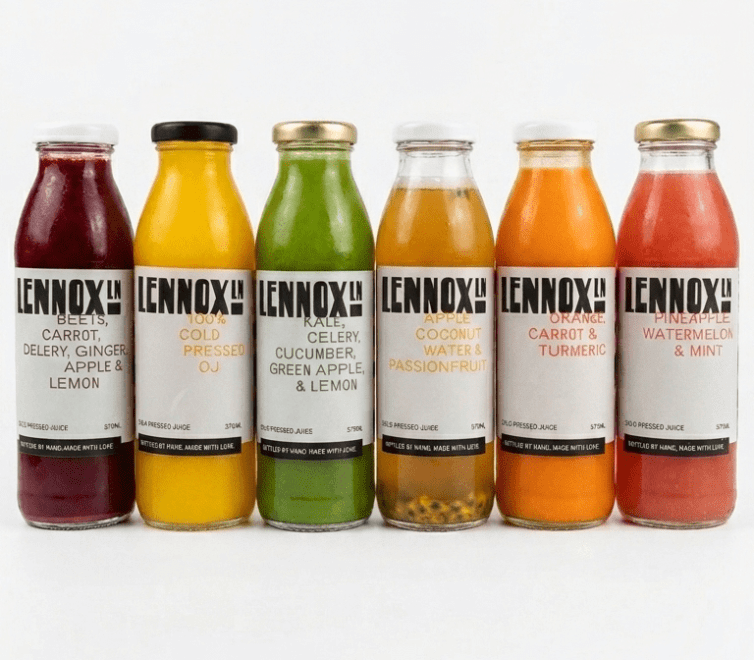Lennox Lane Cold Pressed juices