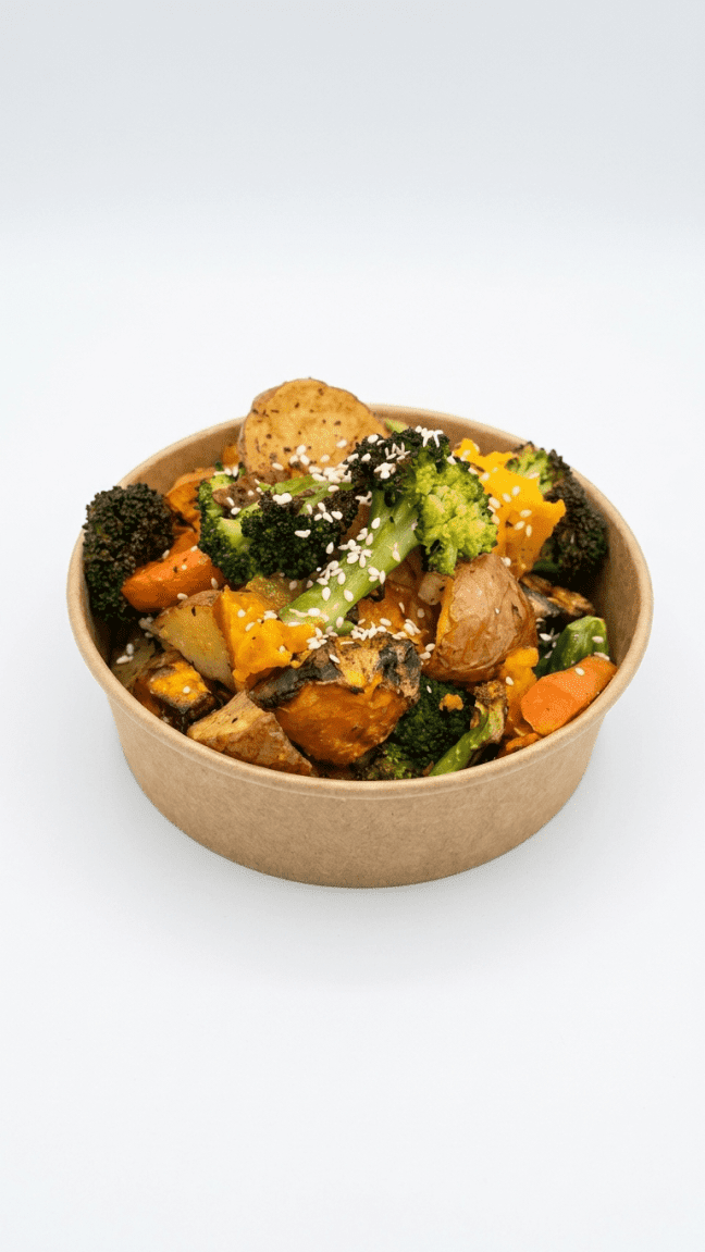 Individually packed - Hot roasted vegetables
