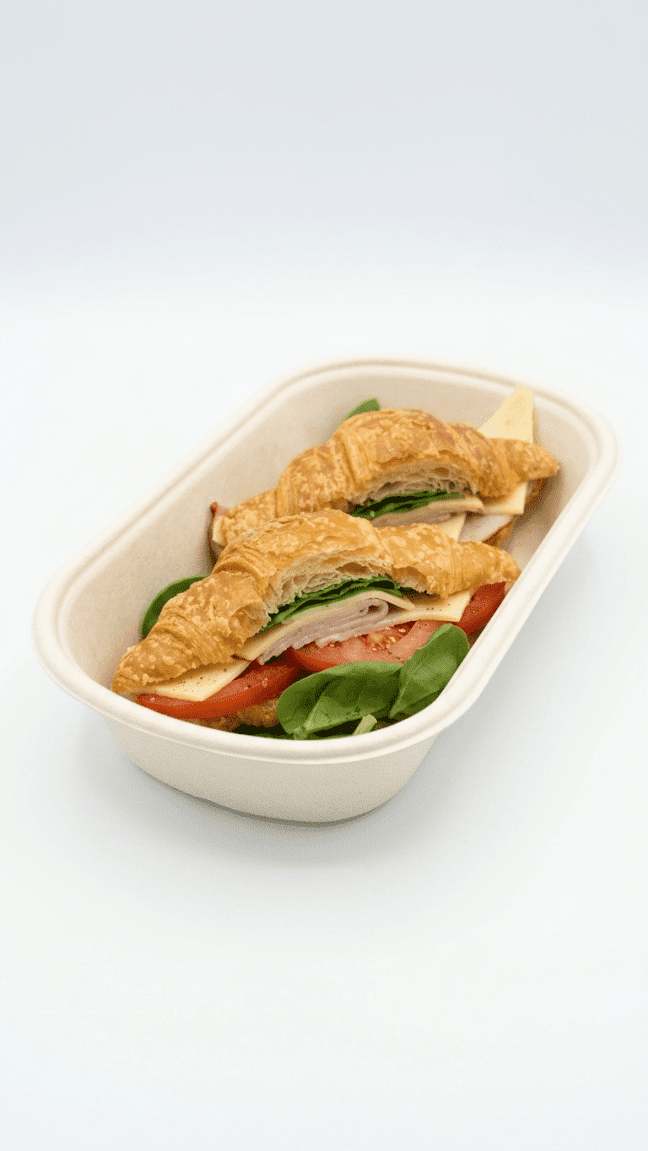 Petite savoury croissant box (individually packed)