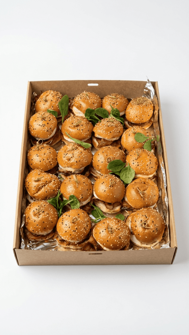 Bacon & egg sliders