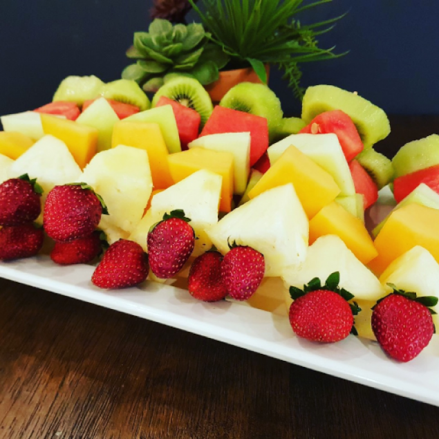 Fresh fruit skewers