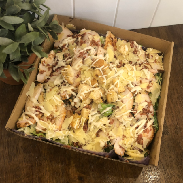 Chicken Caesar salad tray