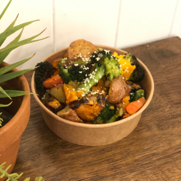 Individually packed - Hot roasted vegetables