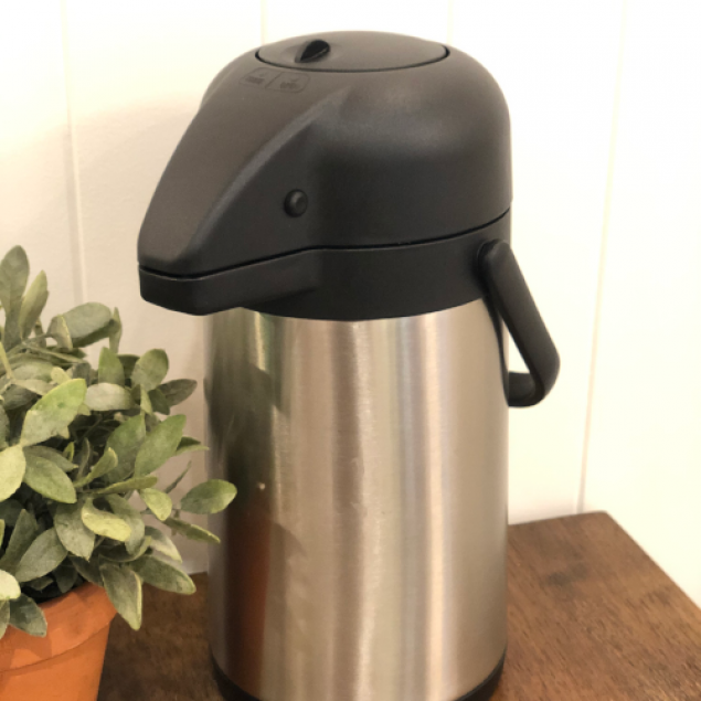 Freshly brewed single origin coffee pot