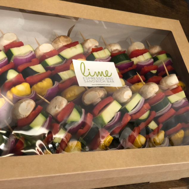 Grilled vegetable skewers