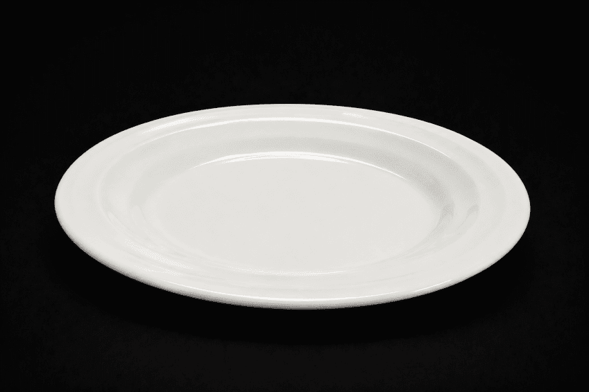 BONA HALO RIMMED FISH PLATE 240MM