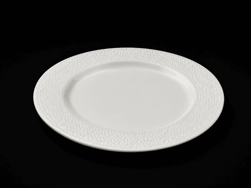 ISLA WHITE FOOTED FISH PLATE 234MM