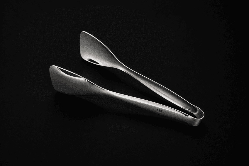 PASTRY TONG 235 X 12MM S/STEEL