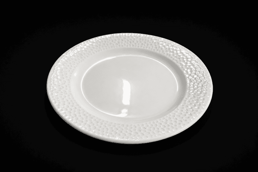 ISLA WHITE FOOTED SIDE PLATE 170MM