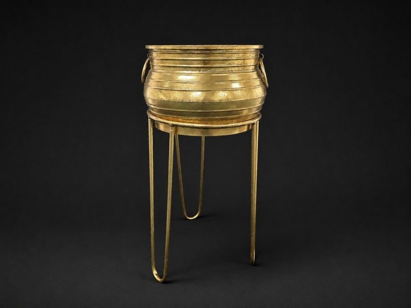 GOLD CASTIRON POT REPLICAS SIZES - 420MM , 355MM , 285MM